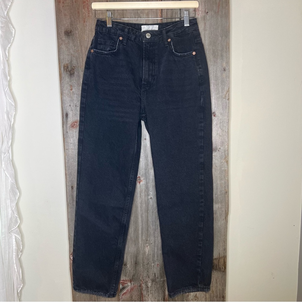 Free People Dakota Straight Leg Jean in Black size 27 - Picture 2 of 12